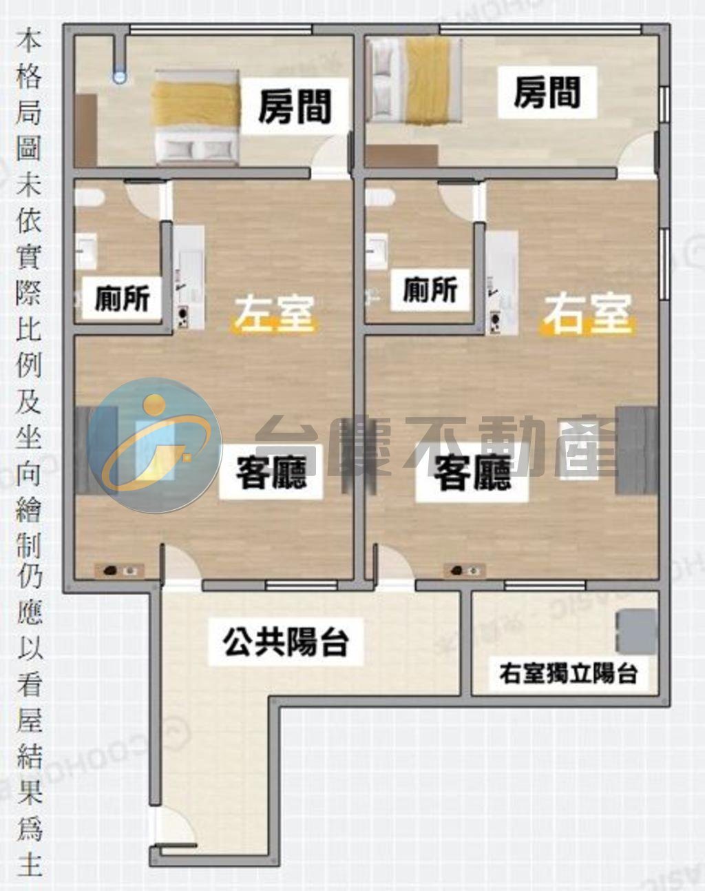 右昌商圈*收租二套房*溫馨健身美寓｜物件照片1