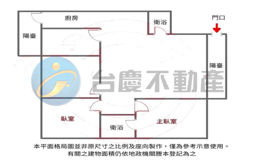 高雄三民區｜《榮總商圈》高樓層視野佳 有車位｜下樓就是公園｜電梯大樓・3房｜出售｜TC0534228｜物件照片1