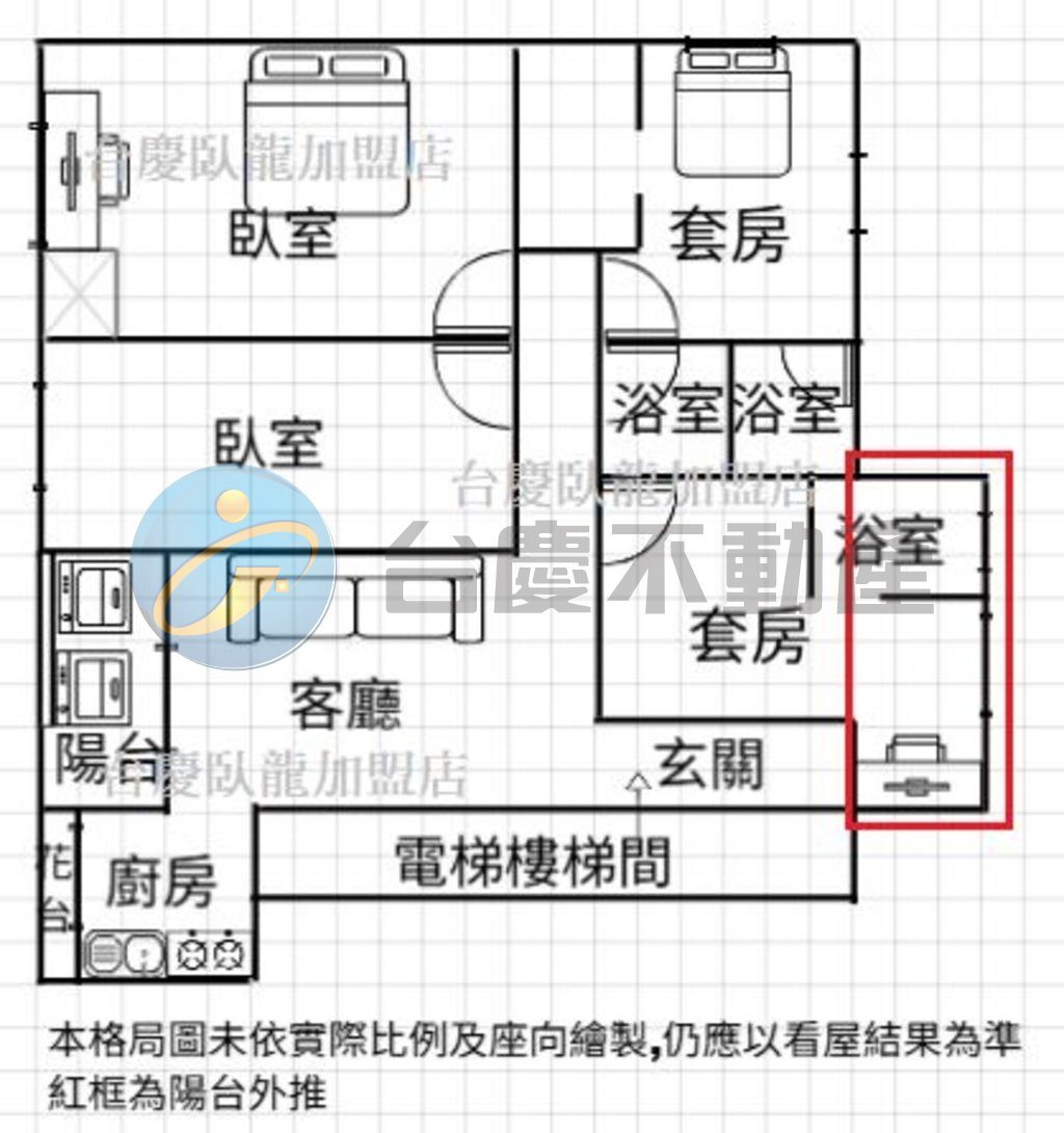 高雄三民區｜｛陽明國中｝維納斯•明亮四房+平車｜電梯大樓｜歷史物件參考｜TC0496447｜物件照片1