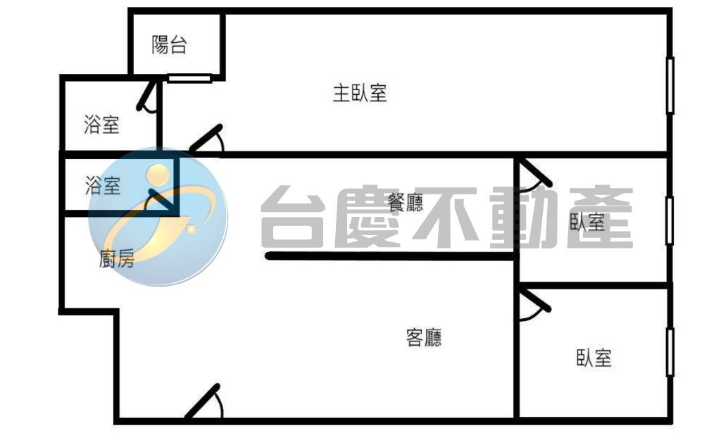 六合商圈翻新精緻優雅3房｜物件照片1