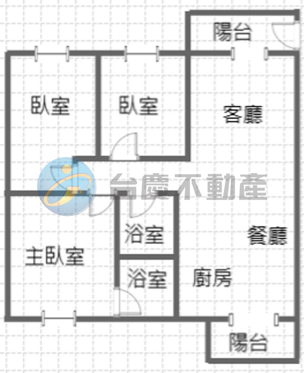 東港大鵬灣市區三房大樓｜物件照片1