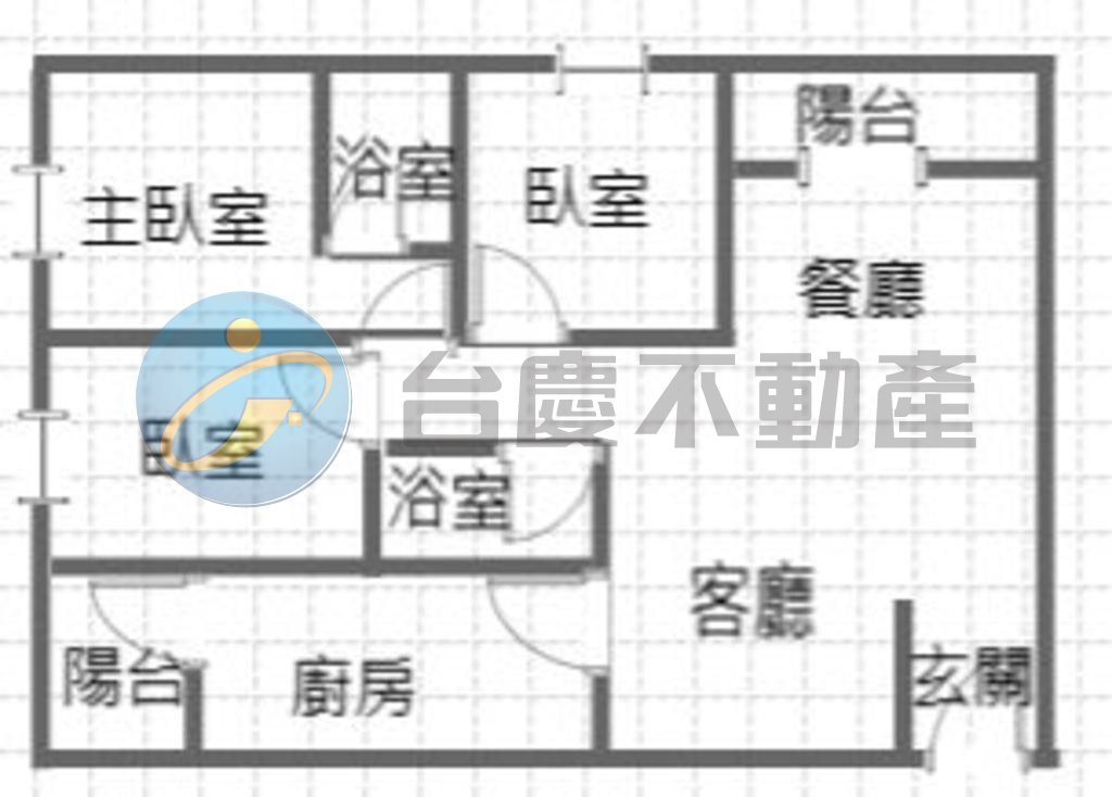 三多商圈捷運站整新 3房大平車｜物件照片1