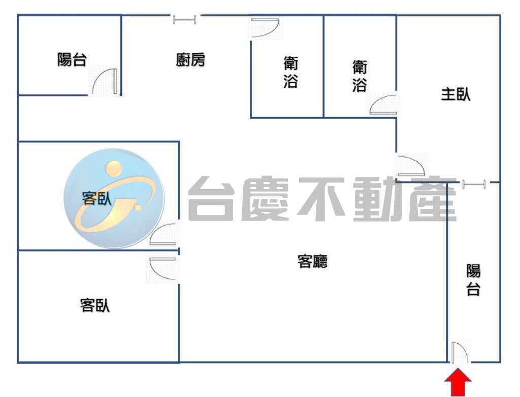 鼎金商圈優質三房美寓｜物件照片1