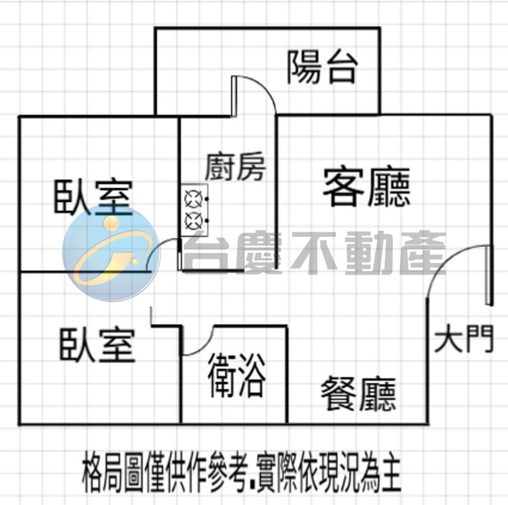鳳山陸軍官校.鳳山國中捷運站 高樓層明亮優質兩房｜物件照片1