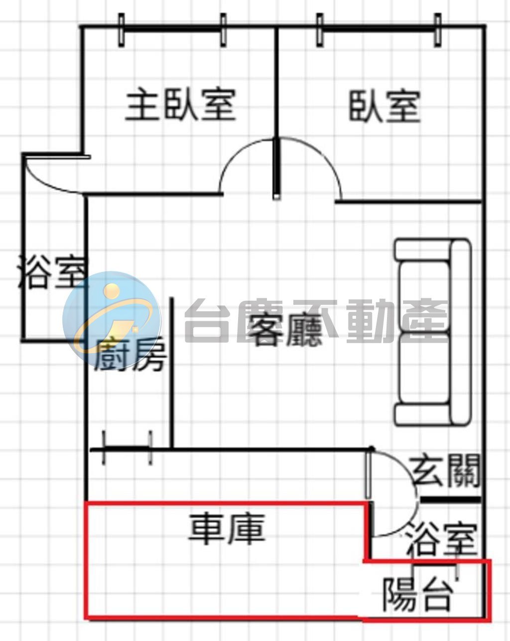 正忠~大昌熱鬧商圈翻新一樓車庫美寓｜物件照片1
