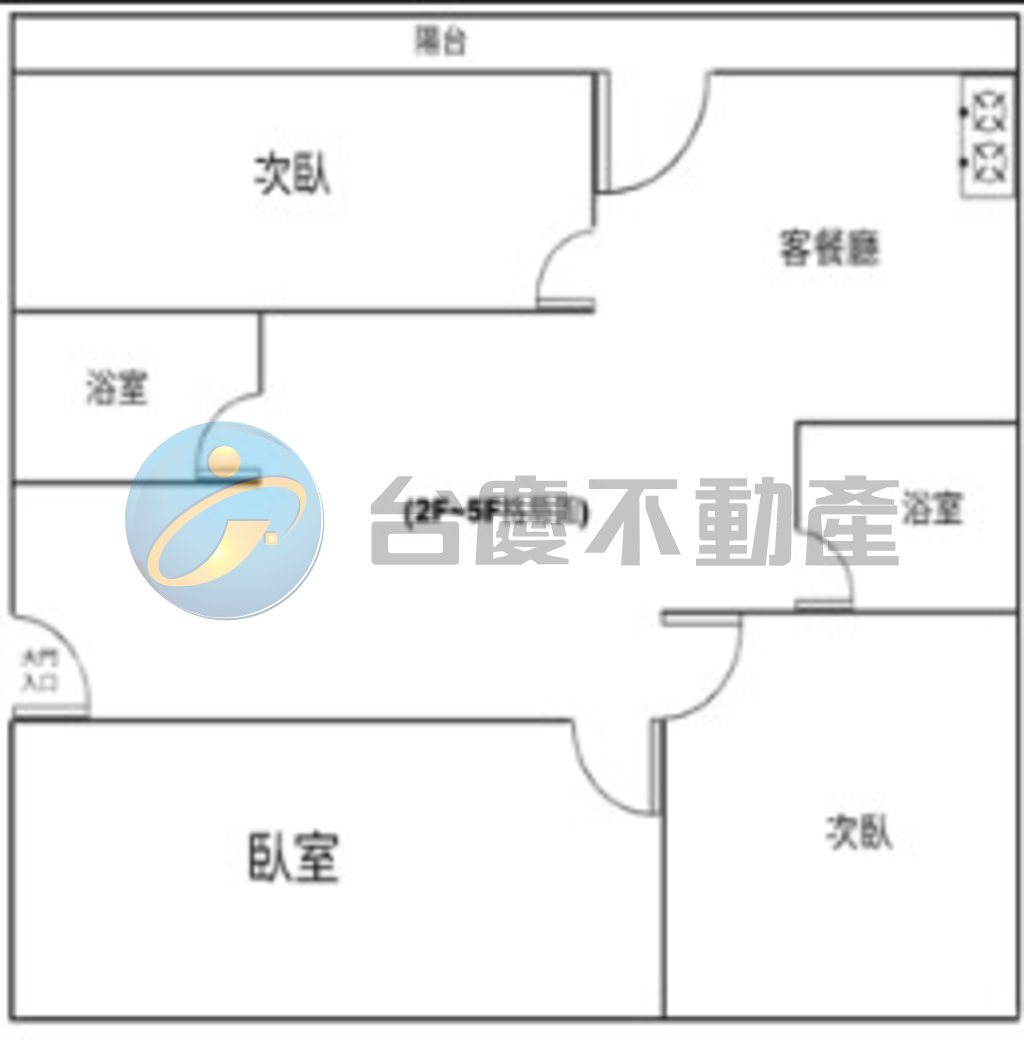 漢神亞灣  2樓 收租 翻新美寓｜物件照片1