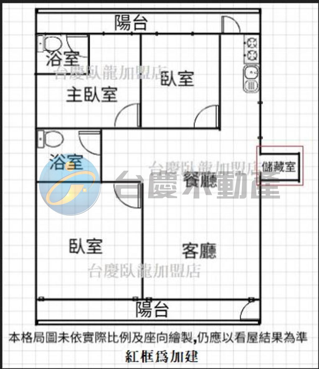 高雄小港區｜小港中鋼*平和商圈*陽台進出*健身公寓｜3房｜出售｜TC0488368｜物件照片1