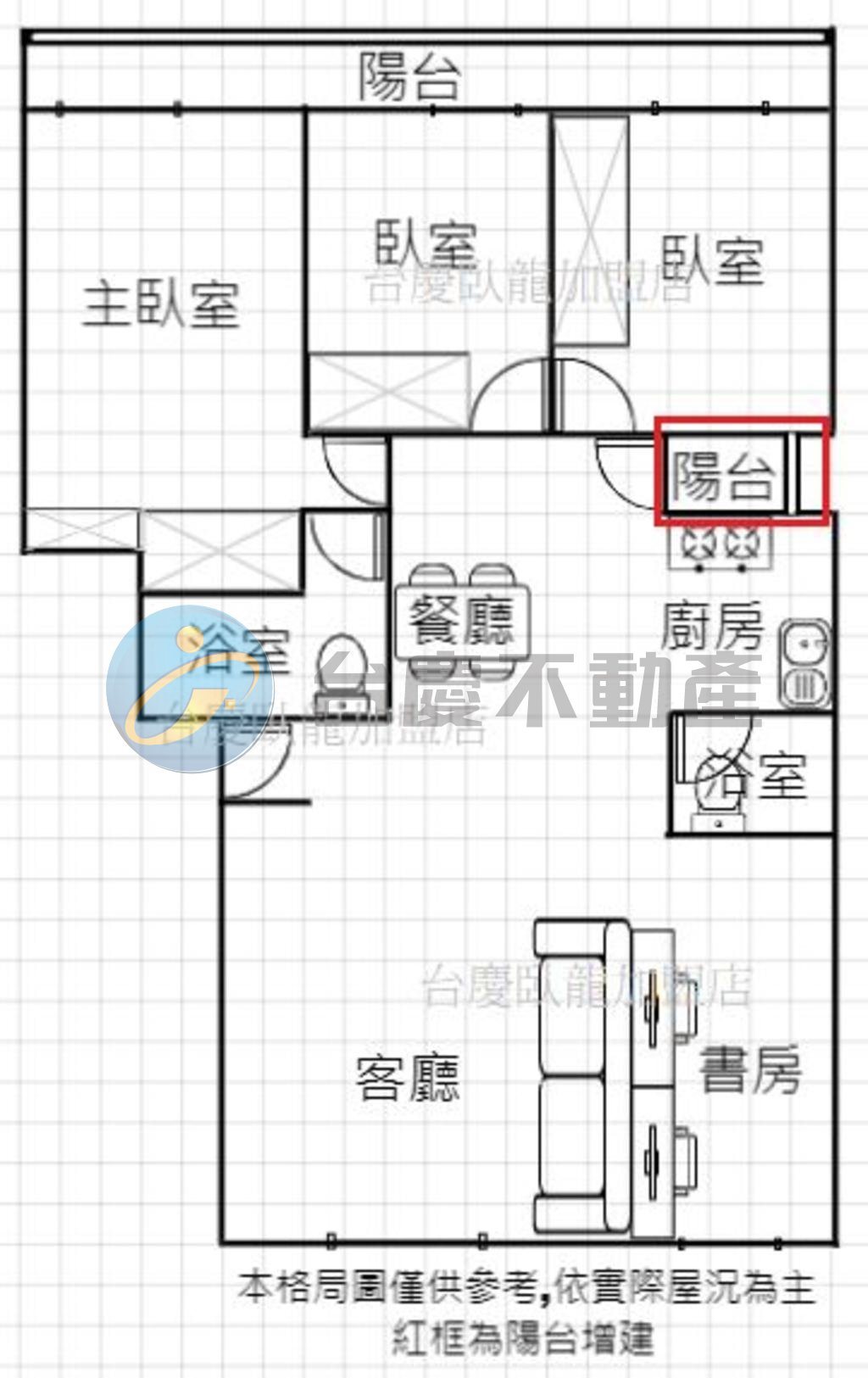 近文化中心&科工館舒適明亮3+1房｜物件照片1