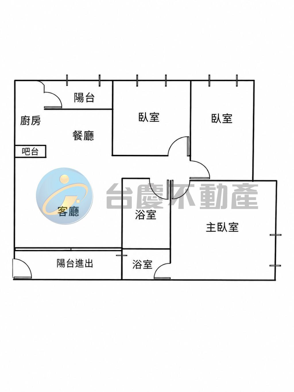 高雄三民區｜科工館 道明中學 全新整理3樓美公寓｜3房｜出售｜TC0520612｜物件照片1