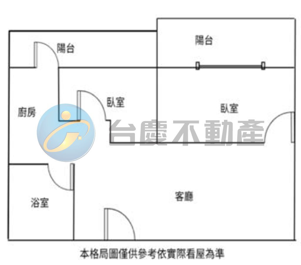 郡都科楠全新精緻兩房加車位｜物件照片1