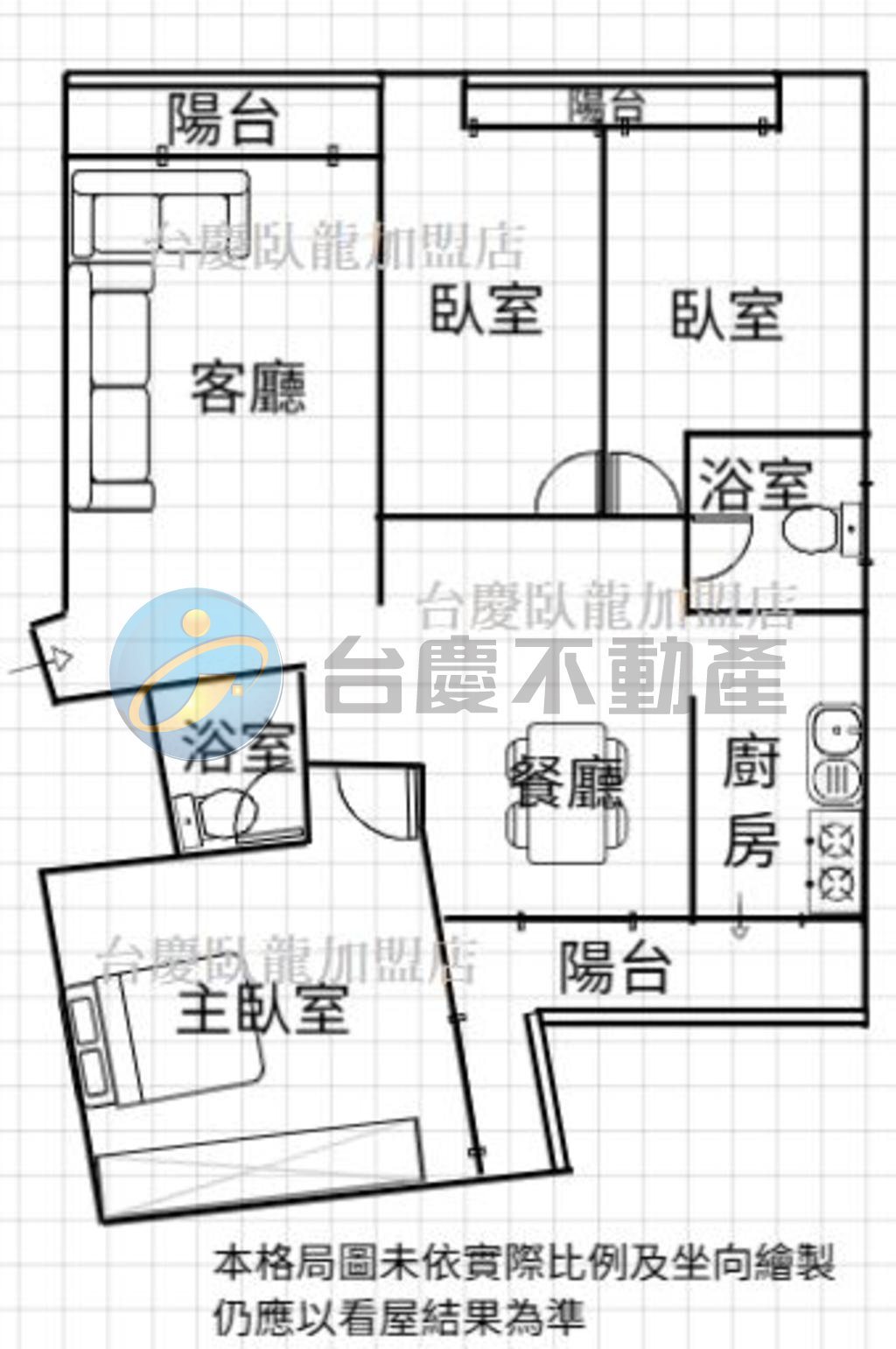 ｛亞洲新灣區｝高樓層三房無遮蔽景觀宅｜物件照片1