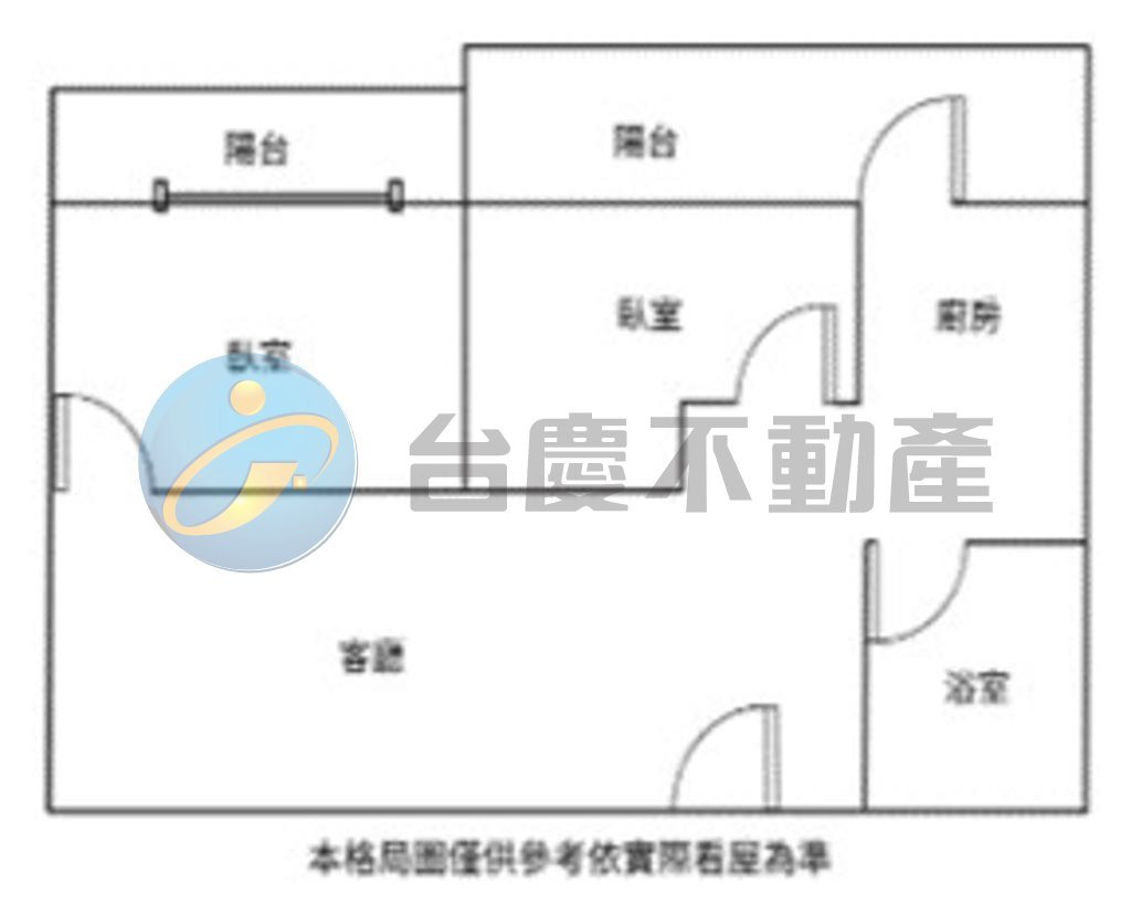郡都科楠全新美兩房加車位｜物件照片1