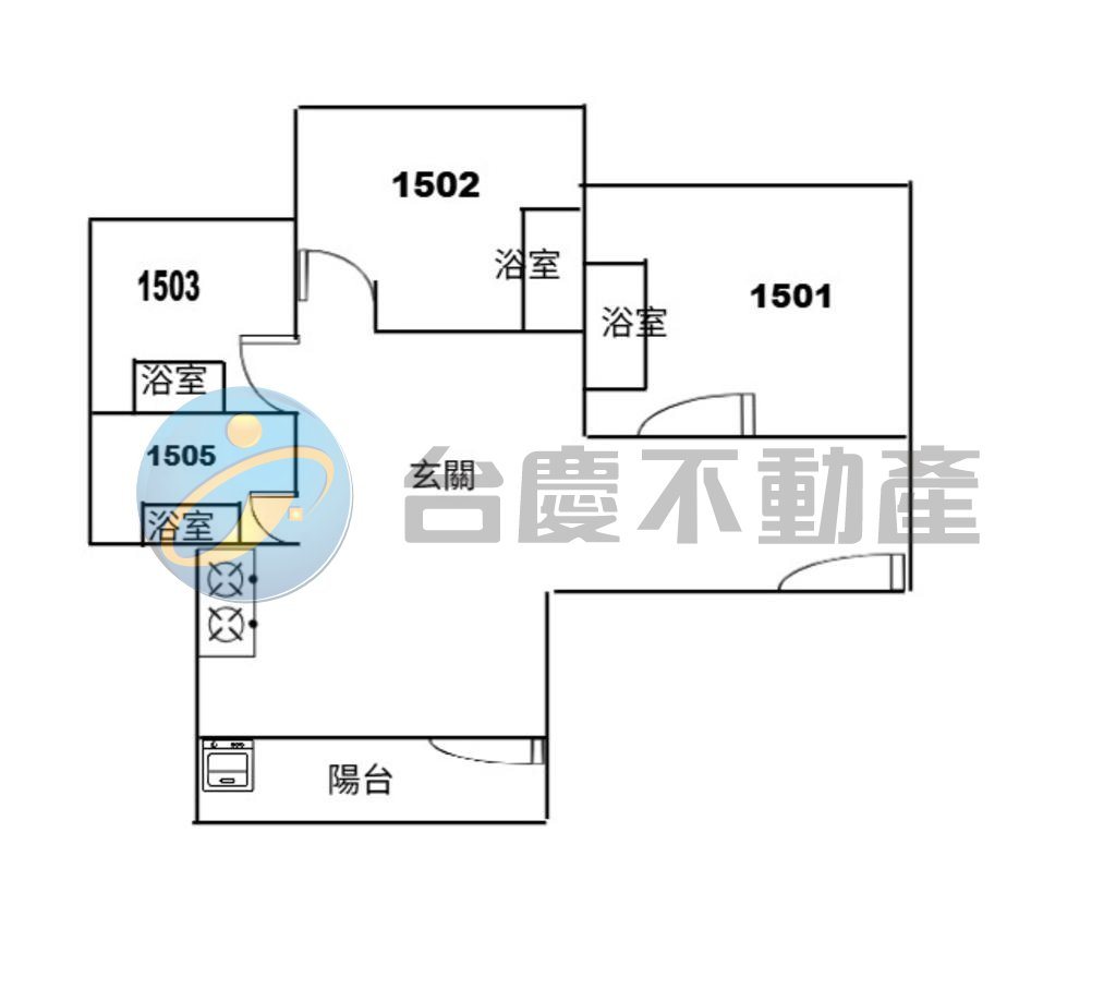 漢神巨蛋博源新家四套房收租大樓｜物件照片1