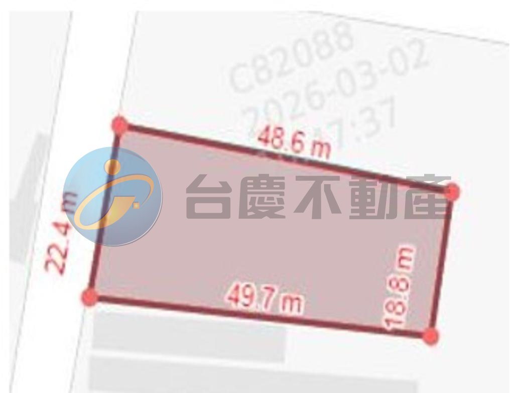 台南市將軍區 (甲種建築用地)稀有釋出｜物件照片1