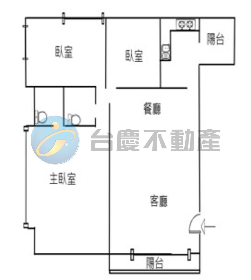 九如路綠園道漂亮大樓+車位｜物件照片1