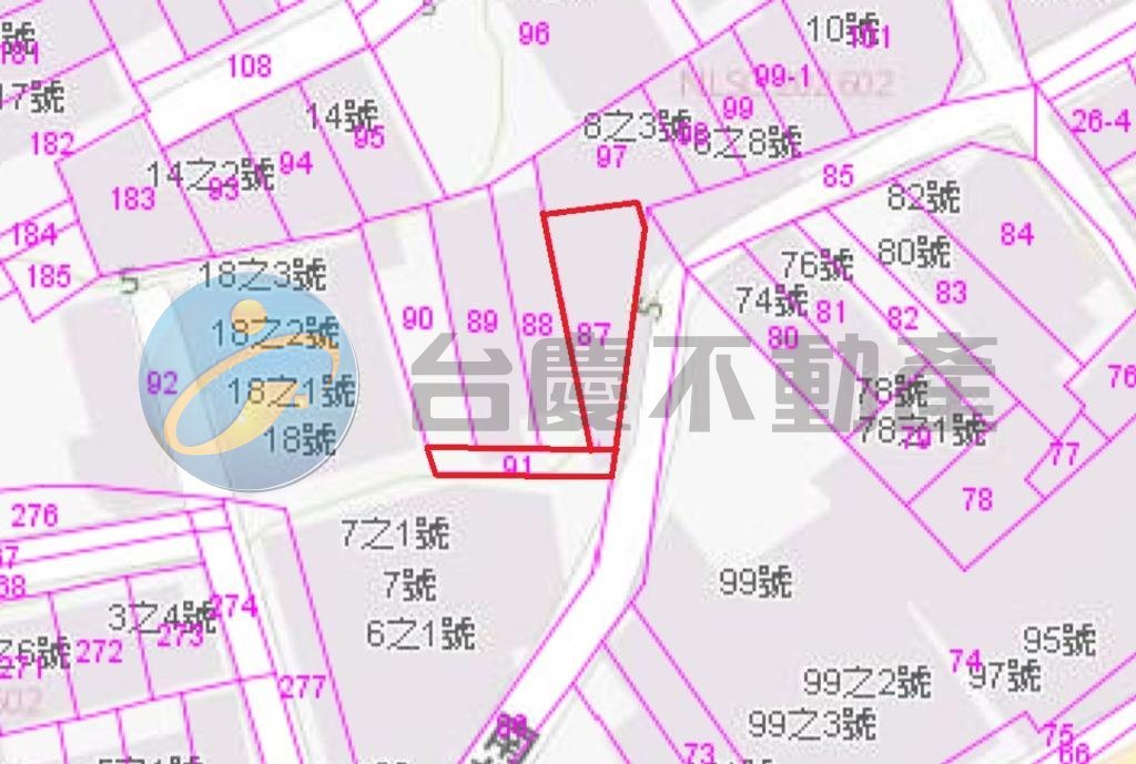 橋頭/甲圍臨路鄉村乙建 /低總價建地｜物件照片1