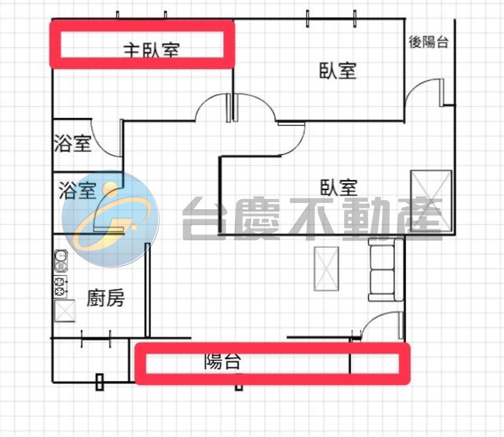 高雄三民區｜正忠~大昌商圈熱鬧商圈翻新三房一樓美寓｜公寓｜出售｜TC0496475｜物件照片1