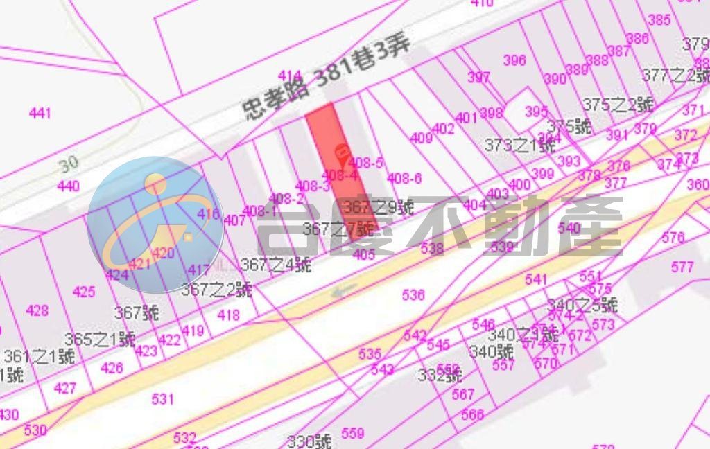 屏東市區忠孝路24米大馬路 雙面路邊農地｜物件照片1