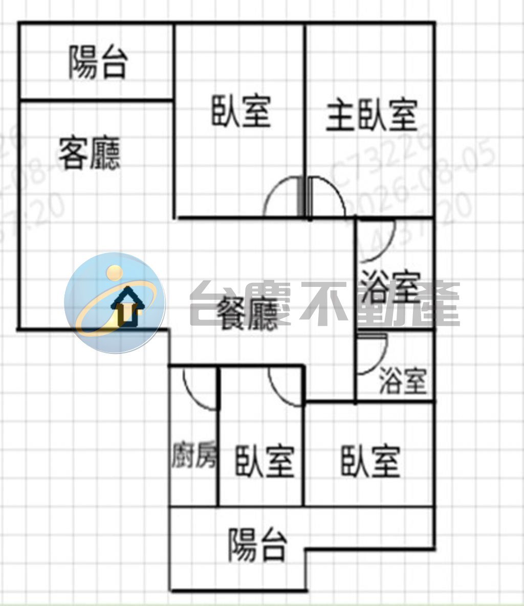 ★信義國小&美麗島雙捷運站民生皇家大4房平車｜物件照片1