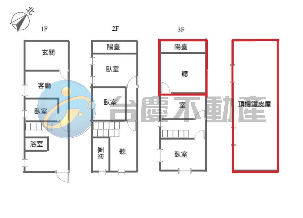 橋頭/仕隆國小/邊間大地坪透天｜物件照片1