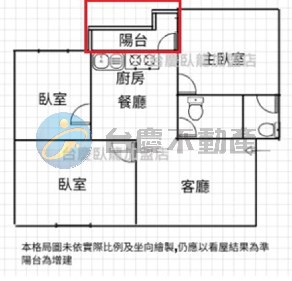 衛武營 瑞隆商圈-低總價公寓三樓｜物件照片1