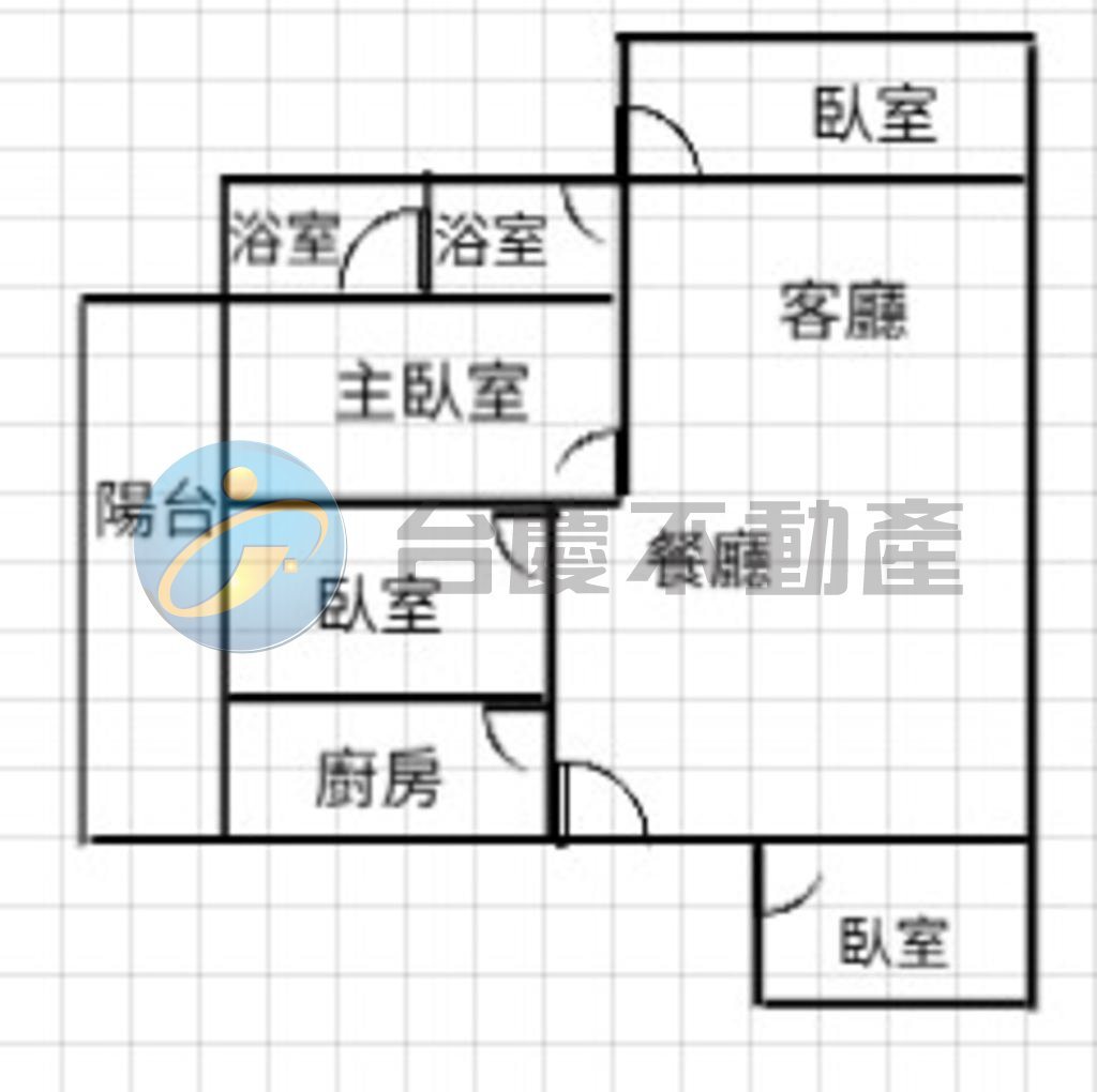 大寮鳳林黃昏市場明亮超值3+1房平車｜物件照片1