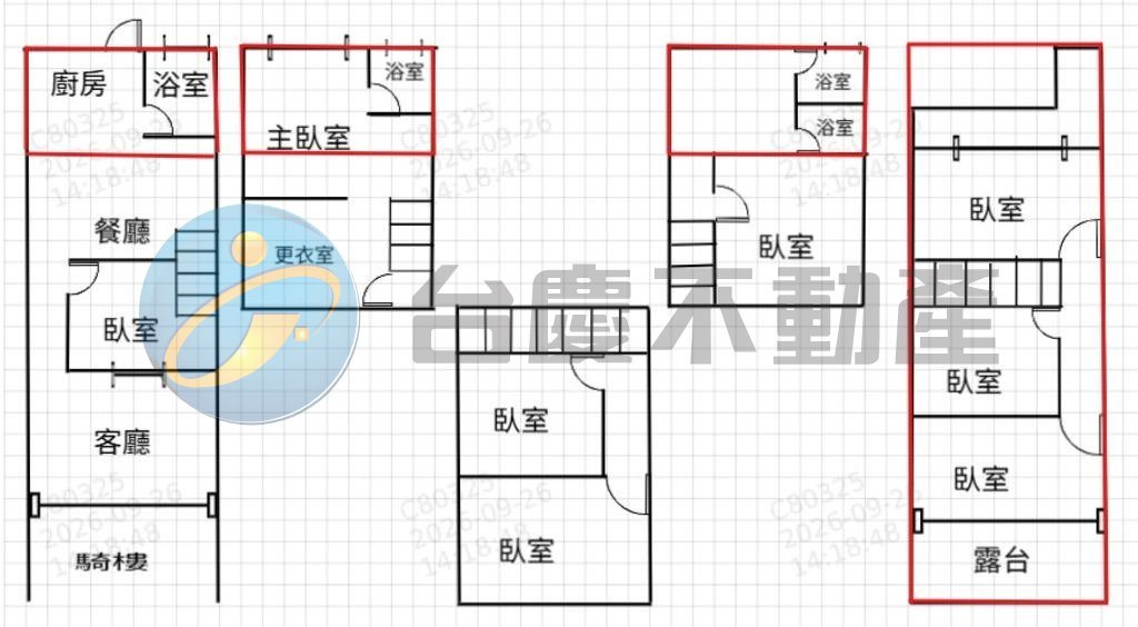 建工商圈+鼎山萬家福透天店住｜物件照片1