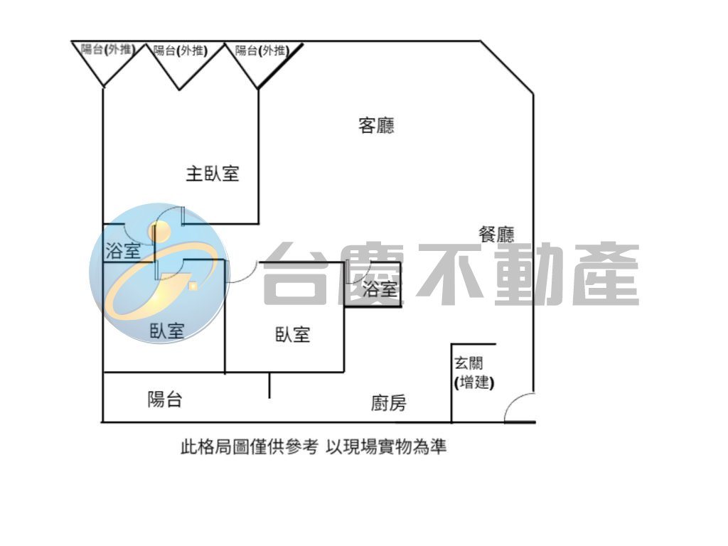 內惟車站~ 美術館商圈翻新四改三房｜物件照片1