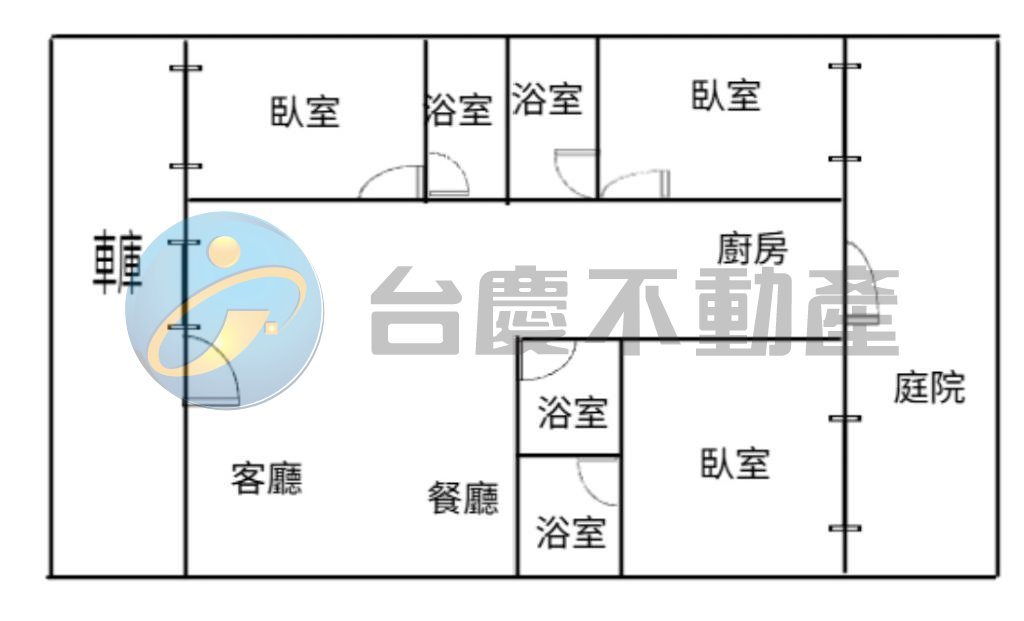 高雄三民區｜東光國小翻新質感優雙車庫4衛一樓美寓｜公寓・3房｜出售｜TC0533017｜物件照片1